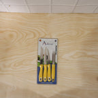 Essential kitchen tools for cutting and peeling, featuring the versatile knife set.