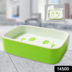 Travel soap dish anti-slip base detail for secure placement