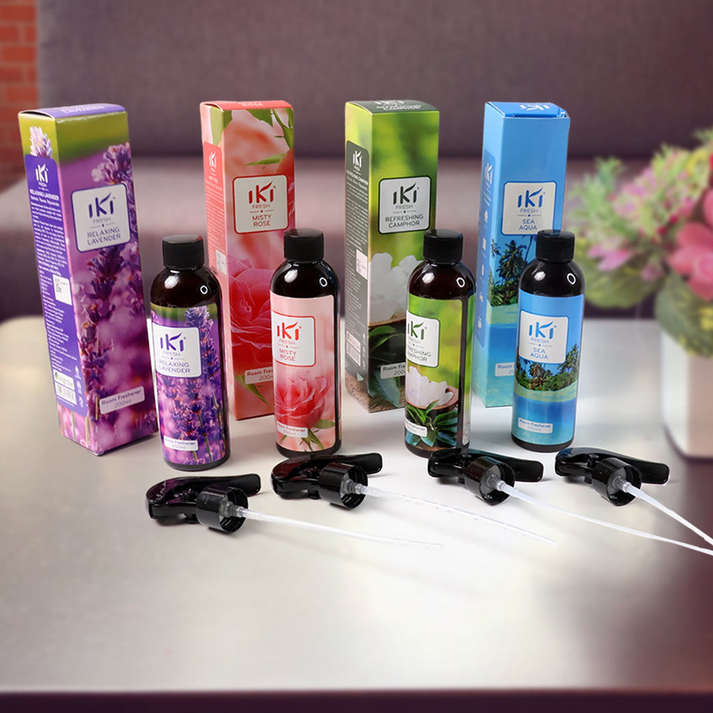 IKI Room Air Freshener Essence Glow variant fragrance bottle