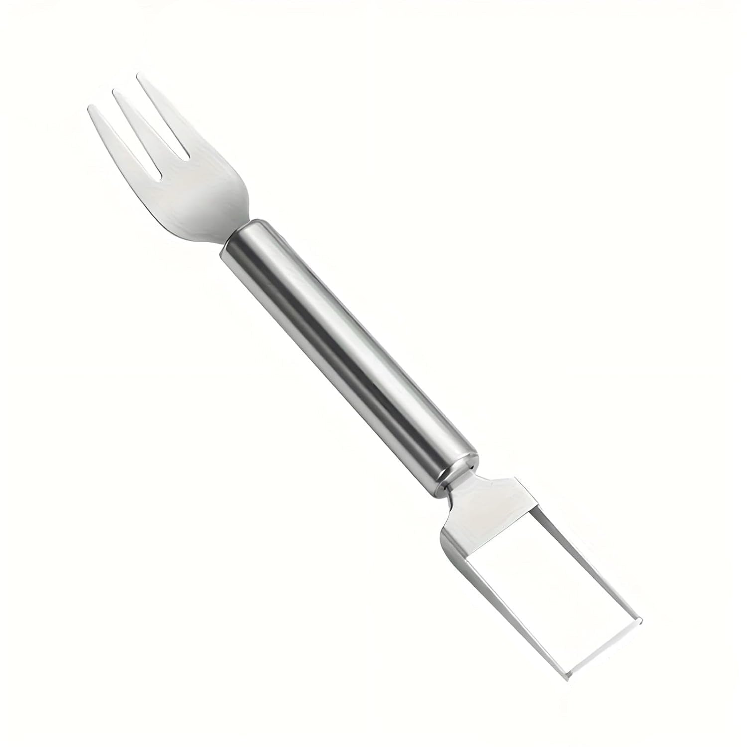 Detailed view of watermelon cutter and serving fork