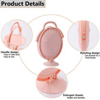 Folded 3-layer multi-purpose snack serving stand easy for storage