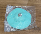 Additional view of light green silicone sink strainer for kitchen use