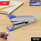 Set of multiple Kangaro No.10 compact metal staplers displayed for paper binding