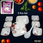 Close-up of the lightweight plastic dinnerware set, ideal for daily meals.