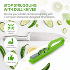 Easy to use blade sharpener with secure grip