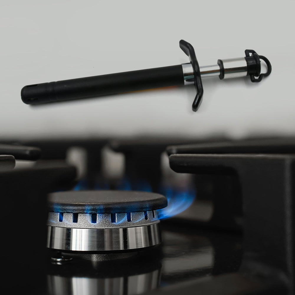 CookAura Stainless Steel Kitchen Gas Lighter for gas stoves on a clean white background.