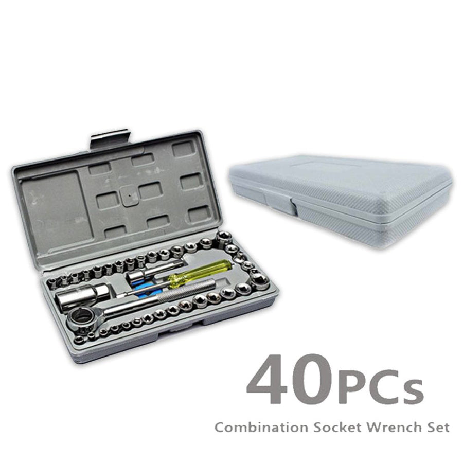 Socket Toolkit – 40-Piece Home & Auto Repair Set | Wagtail