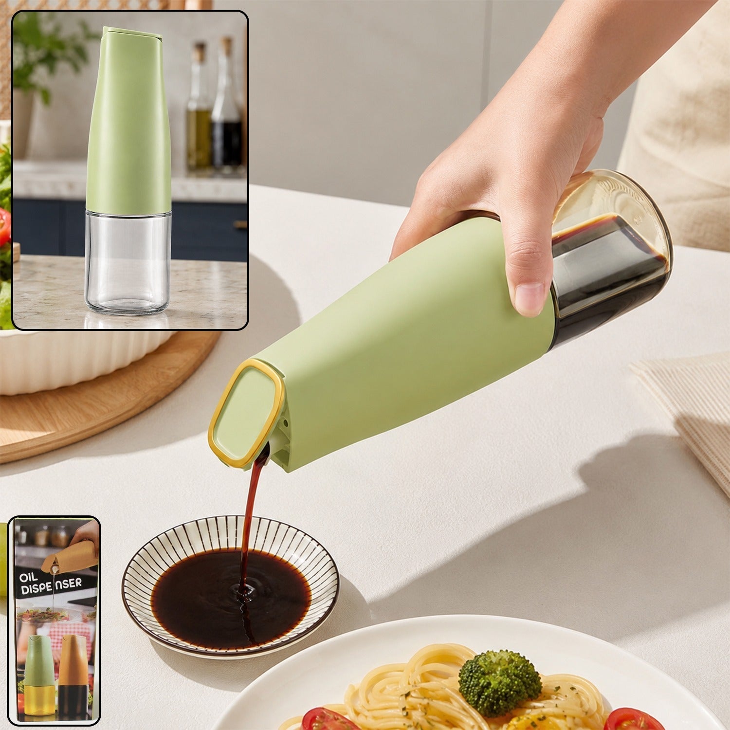 Sauce Dispenser Bottle 500ml, Squeeze Bottle for Ketchup Sauces and Oil (1 Pc)