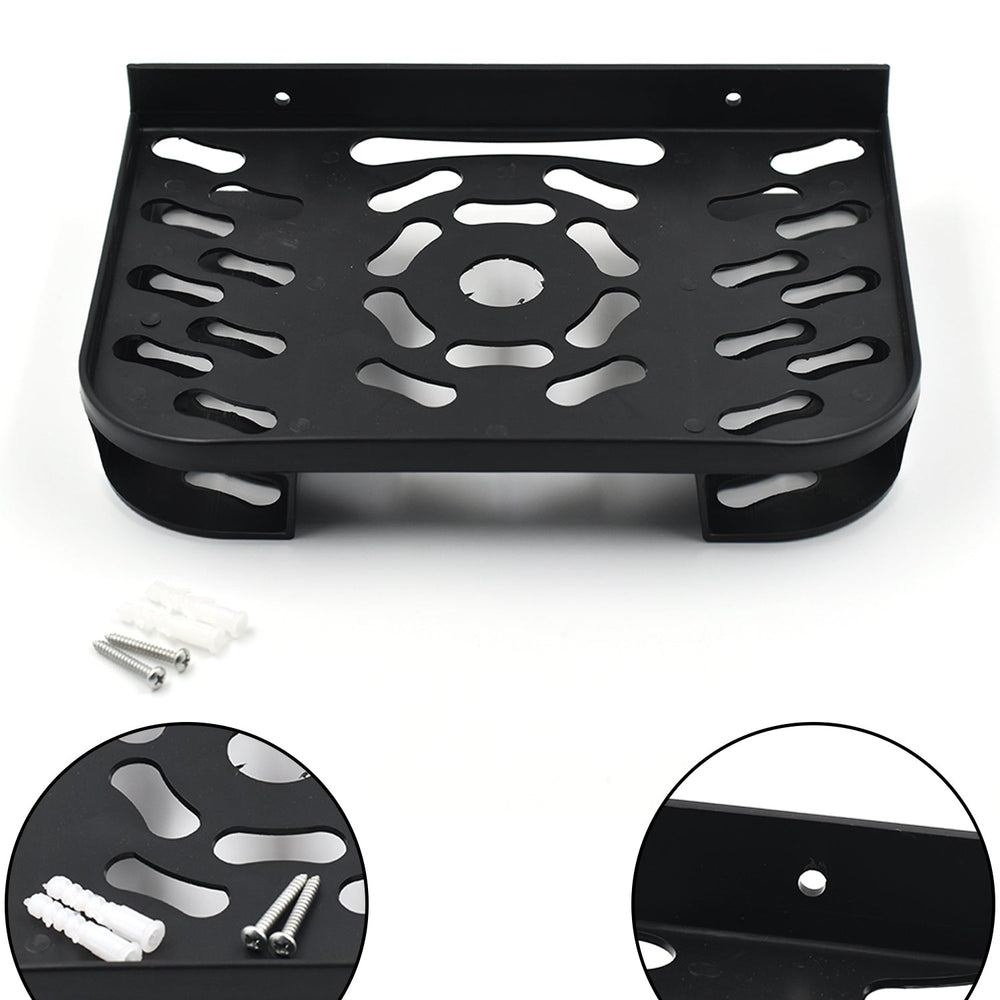 Sturdy platform of the set top box stand, ensuring secure placement.