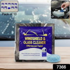 Pack of 10 car wiper detergent effervescent tablets by