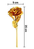 Premium gold plated artificial rose decorative gift
