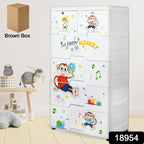 Multi-purpose storage organizer chest for kids with secure locking drawers