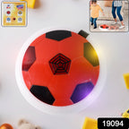 Indoor hover soccer ball with foam guard cushioning impact