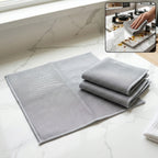 Dual Sided Microfiber Cleaning Towel for Kitchen Countertop Gas Stove (3 Pc Set)