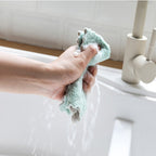 Durable kitchen cleaning towel laid flat on a surface, ready for action.