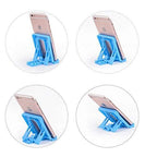 Multi-angle view of the adjustable mobile stand holding a device.
