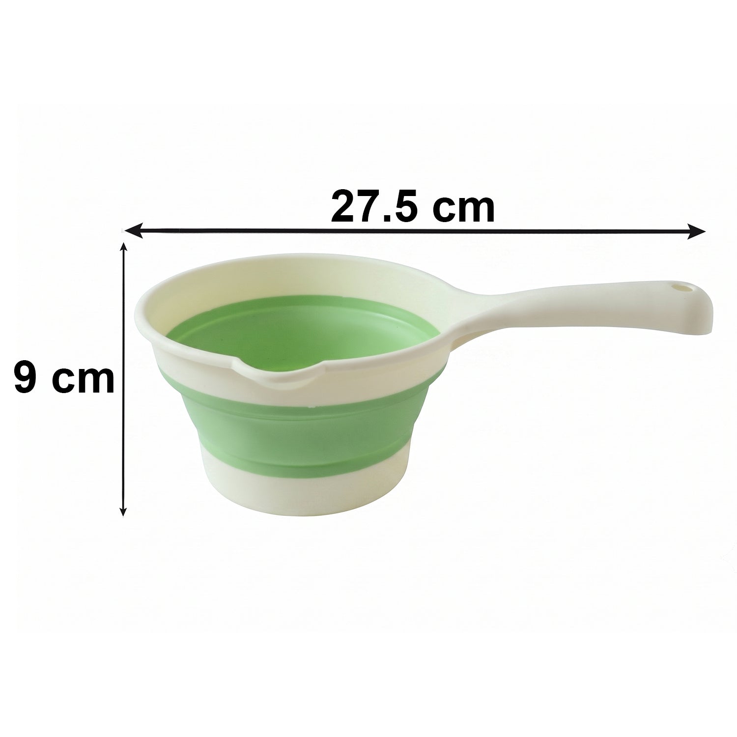 Size guide for foldable water scoop