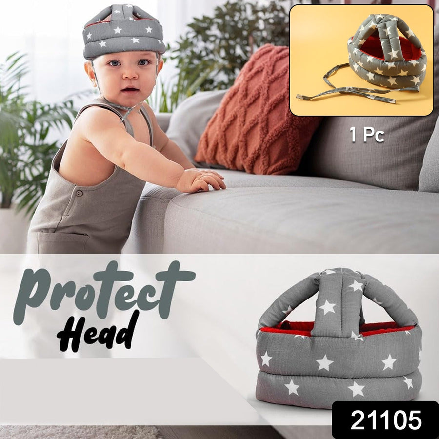 Baby Safety Helmet – Soft Head Protection for Crawling & Walking
