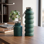 500ml collapsible water bottle on a clean white background