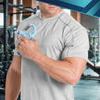 Close-up of hand gripper used for forearm workout