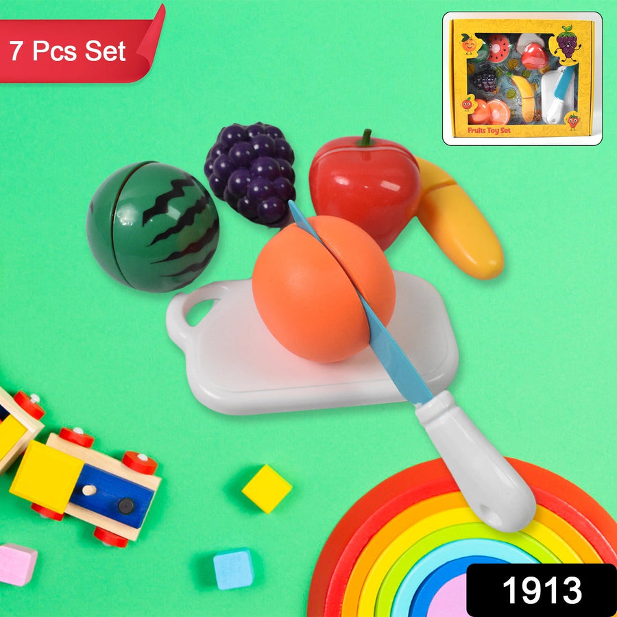 Fruit Cutting Toy Set – Sliceable Play Food for Kids | Aditi