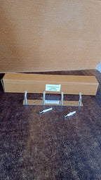 Stainless steel 4 hook rack ideal for organizing towels, clothes and bags