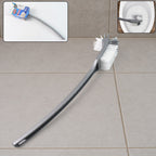 Pro Clean long handle toilet brush with curved nylon bristles for deep cleaning