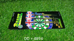 The full 3-piece steel tip dart set, perfect for enthusiasts.