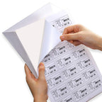 Pack of 100 Oddy A4 full-sheet adhesive labels for mailing