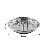 Traditional lotus design stainless steel incense stand