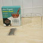 Durable kebab rack holder for home grilling