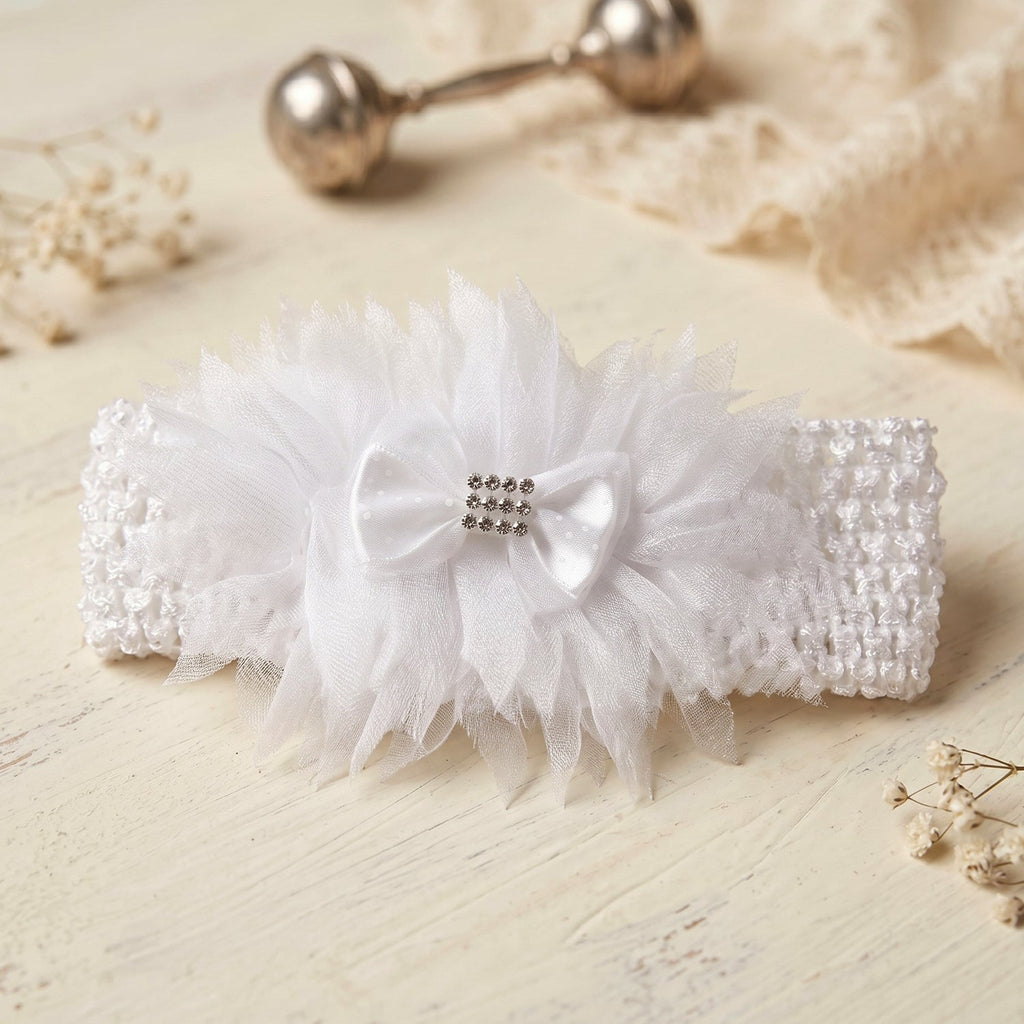 Decorative floral headband for little girls