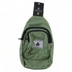Kids Multi Pocket Sling Crossbody Chest Bag Canvas Bag for Little Boys Girls (1 Pc)