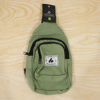 Men Multi Pocket Sling Crossbody Chest Bag Compact Canvas Bag (1 Pc)