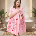 Comfortable towel dress wrap for home and hostel use