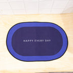 Absorbent floor mat daily use