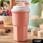 leakproof flip lid shaker bottle for health drinks home & kitchen