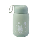 Glass water bottle white bg