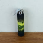 Stylish 300ml plastic water bottle with gradient color cartoon design