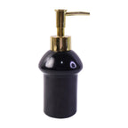 Reusable liquid soap bottle with press pump for sinks