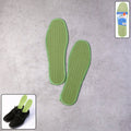 Pair of comfort shoe insoles size 37 with breathable fabric