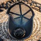 Adjustable cap with solar powered fan for outdoor activities