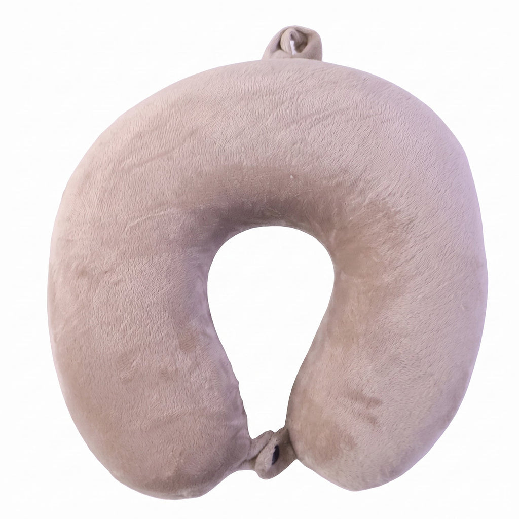 Cosy U shape support pillow with smooth velvet cover