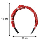 Size reference for printed knot hairband