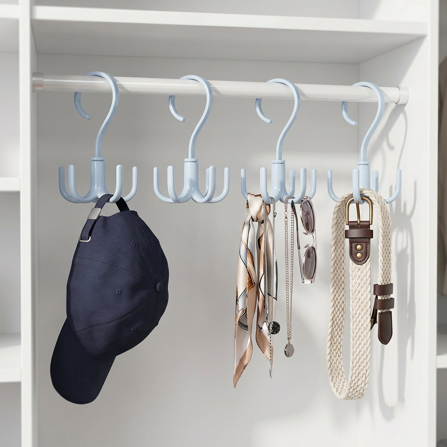 360° Rotating Multipurpose Hook Hanger – Space-Saving Organizer
