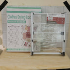 Sturdy portable clothes drying stand for efficient home laundry