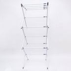 3 Tier Folding Clothes Drying Rack Laundry Cloth Dryer Stand for Balcony (1 Set) view 5