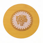Coaster grain detail