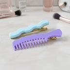 Elegant comb hair accessories set with durable plastic clips