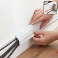 Adhesive cable protector cord cover, 3 meter floor and wall wire hider (3 mtr)